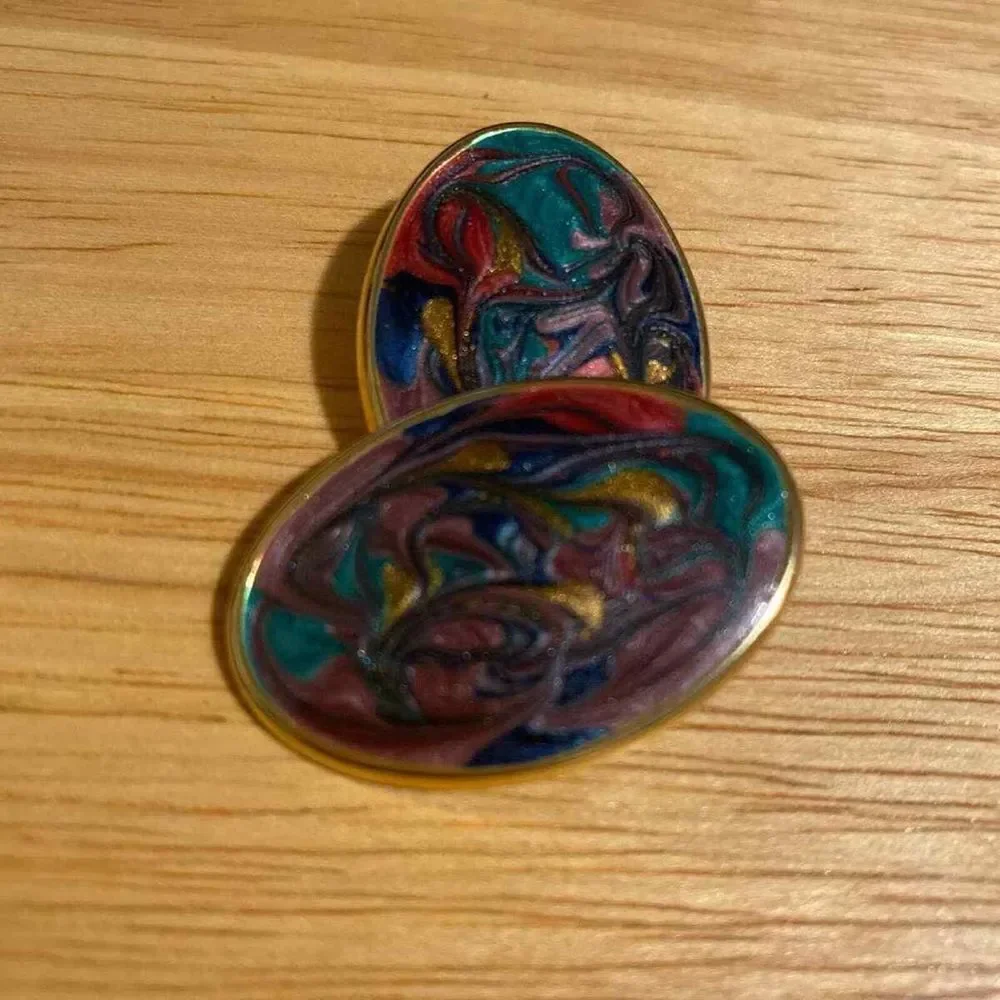 Lot of vintage 80’s statement earrings